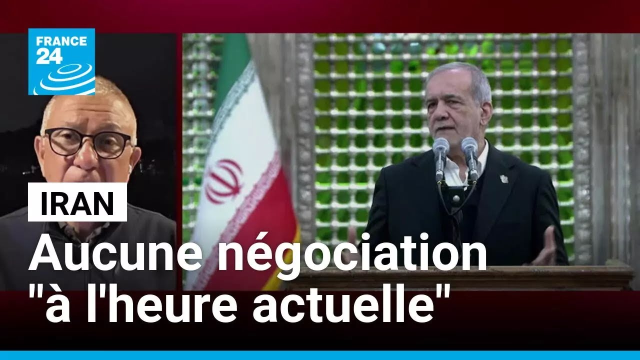 Iran : Téhéran ferme la porte à toute négociation avec Washington • FRANCE 24