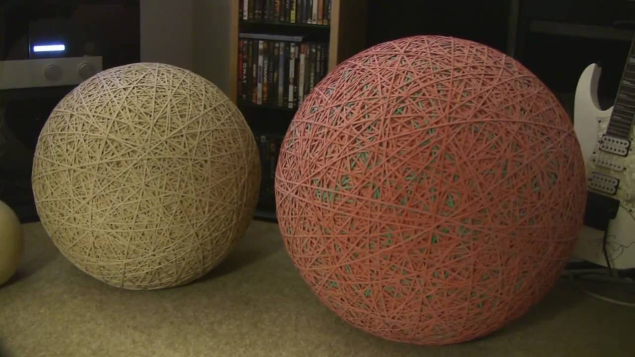 How Big Is The Biggest Rubber Band Ball 21