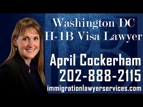 Washington DC H-1B Visa lawyer April Cockerham discusses important information you should know, if you are considering having a foreign worker join your business. When applying for an H-1B visa, it is important to hire an experienced DC H1B Visa lawyer as soon as possible. An H-1B Visa attorney can review the facts and circumstances of your perspective matter, and work with you in completing the application correctly, and in a timely fashion. Additionally, an DC H-1B Visa attorney can work to make sure that your interests are aggressively advocated for throughout the application proceedings.