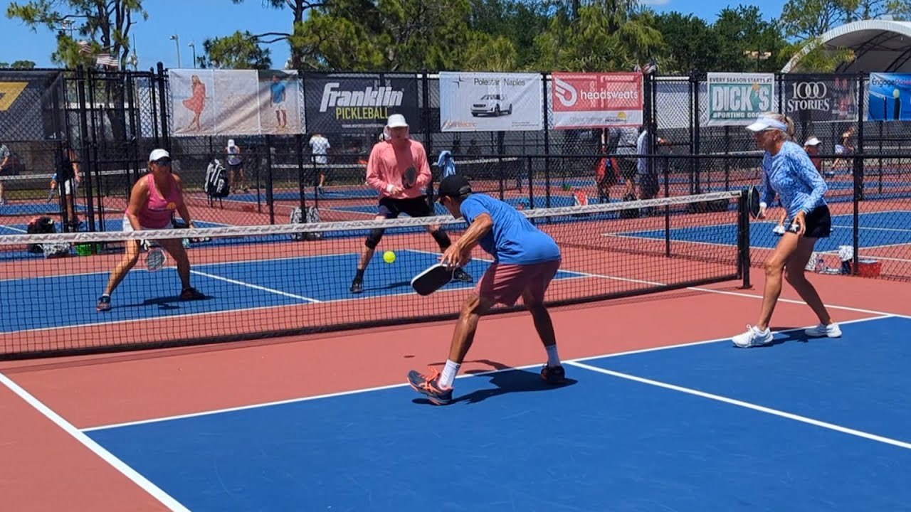 Mixed 60+ Pickleball at US Open 2024