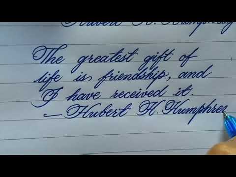 How to write neat handwriting l handwriting is like print l Calligraphy