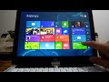Windows 8 Release Preview Hands On Fujitsu Lifebook T900  dokunmatik ekranda inceleme