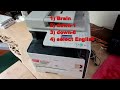 Canon Printer: Service Mode Factory Reset with Language and Firmware Update