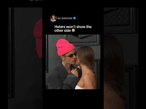 haters won't show the other side of Justin Bieber and Hailey Bieber 😭