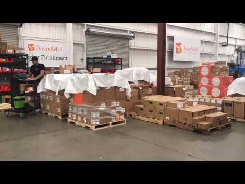 Direct Relief staff preparing emergency medicine and medical supplies for delivery to Peru in response to deadly flooding that has devastated the country in recent weeks. Direct Relief staff preparing emergency medicine and medical supplies for delivery to Peru in response to deadly flooding that has devastated the country in recent weeks.