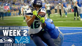 Seattle Seahawks vs. Detroit Lions | 2023 Week 2 Game Highlights