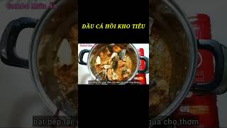 đầu cá hồi kho tiêu thơm ngon #shorts