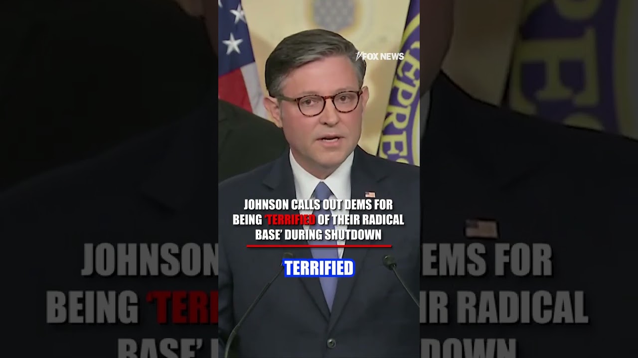 'THE UGLY TRUTH': Speaker Mike Johnson on why Dems are 'keeping the lights off' in Washington #new