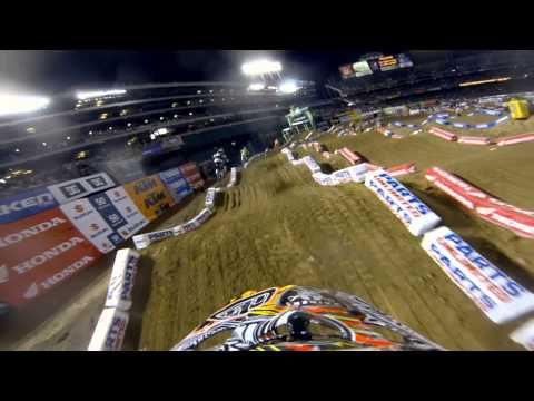 GoPro HD: Jessy Nelson Main Event 2013 Monster Energy Supercross from Oakland 
