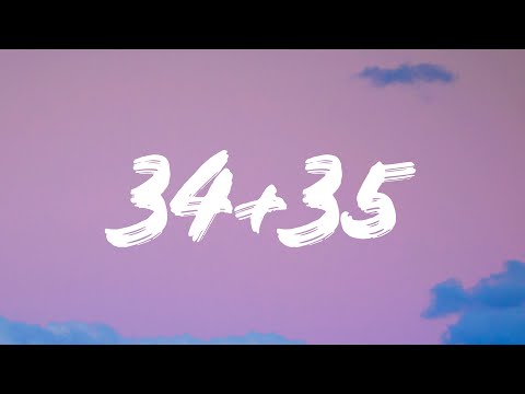 Ariana Grande - 34+35 Remix (Lyrics) Feat. Doja Cat & Megan Thee Stallion