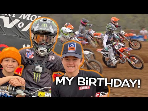 WINNING A RACE FOR MY BROTHERS BIRTHDAY! FREESTONE MX FAMILY DAY