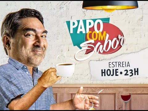 Zeca Camargo conta sobre a estreia do programa Papo Com Sabor