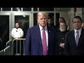 Trump speaks after Day 4 of hush money trial, opening statements set for Monday  - 00:48 min - News - Video