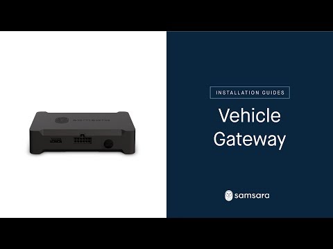 Samsara Installation Guide: Vehicle Gateway (vg34)