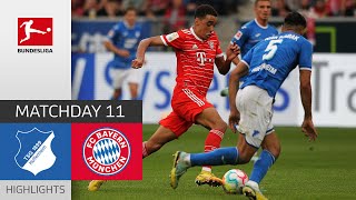 TSG Hoffenheim — FC Bayern München 0-2 | Highlights | Matchday 11 – Bundesliga 2022/23