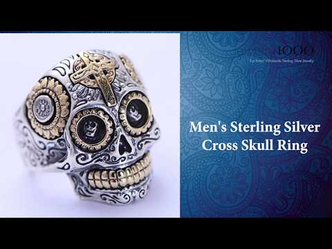Top Rated Men's Biker Rings & Sterling Silver Jewelry