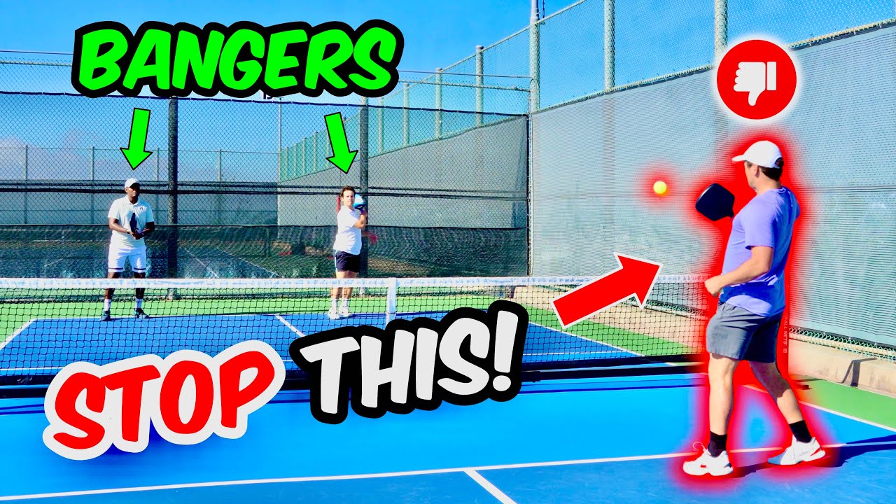 How to Beat BANGERS in Pickleball (10+ minutes of examples)