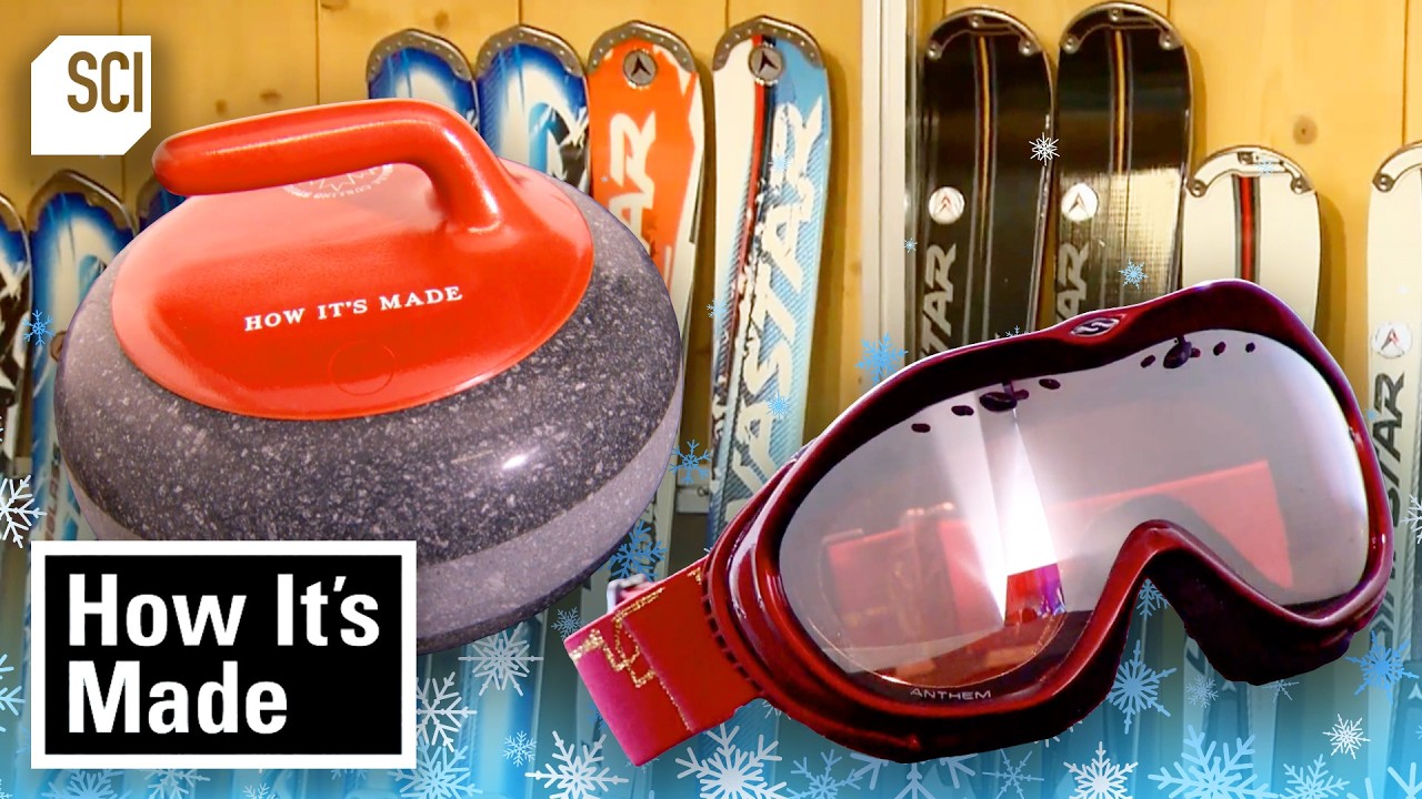 Winter Sports Gear: Skiing, Skating, Curling & More! 🥌 | How It's Made | Science Channel