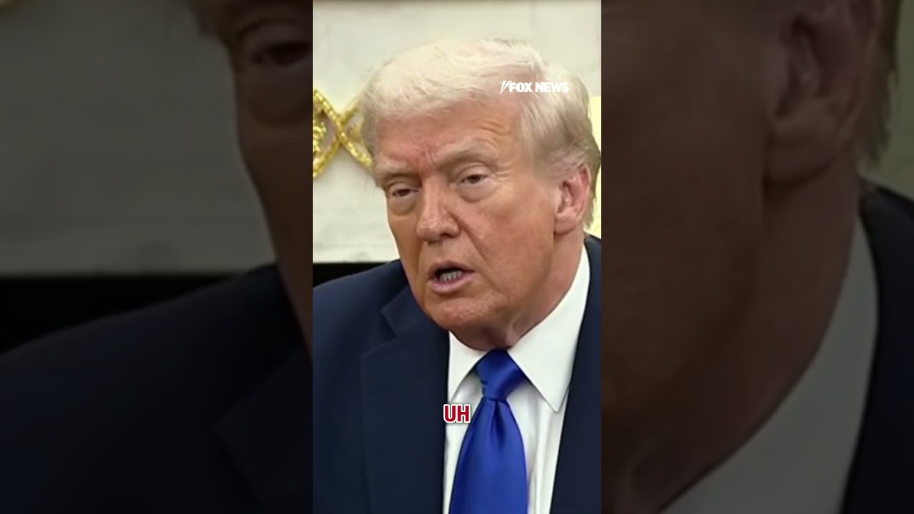 Trump pressed on invoking Insurrection Act in Portland #shorts #trump #foxnews #news