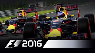 F1 2016 - Daniel Ricciardo a bakui versenypályán