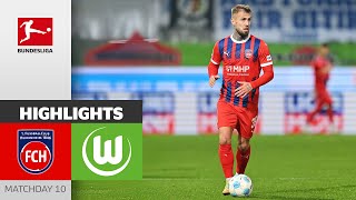 Important 3 Points! | 1. FC Heidenheim 1846 — VfL Wolfsburg 1-3 | Highlights | MD 10 – Bundesliga