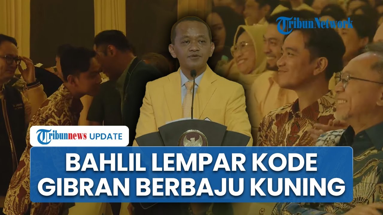 Gibran Pakai Batik saat Hadiri Munas Golkar, Bahlil: Sebentar Lagi Pakai Baju Kuning