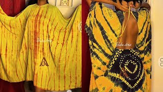 DIY :How To Cut & Sew a Stylish Open Back Bubu Dress