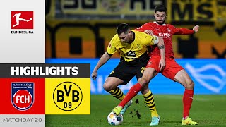 FCH Fights For A Draw! | 1. FC Heidenheim — Borussia Dortmund | Highlights | MD20 – Bundesliga 23/24