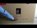 Unboxing of TCL 40