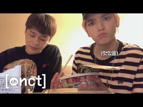 툥이 아이패드로 찍은 일본 편의점 먹방 with 룸메 탤