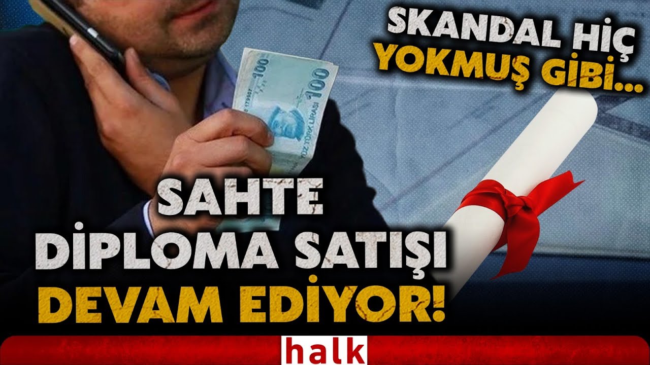 YOK ARTIK DİYECEKSİNİZ! Sahte belge skandalında şebeke üyeleri sahte diploma satışına devam ediyor!