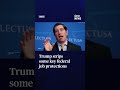 Trump strips some key federal job protections