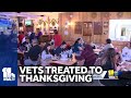 Veterans treated to free Thanksgiving meal