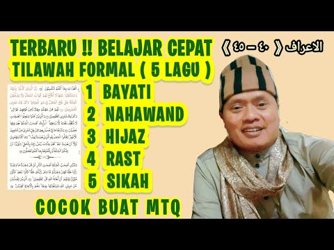 belajar tilawah cepat bisa 5 lagu pilihan mumin ainul mubarok cocok buat mtq