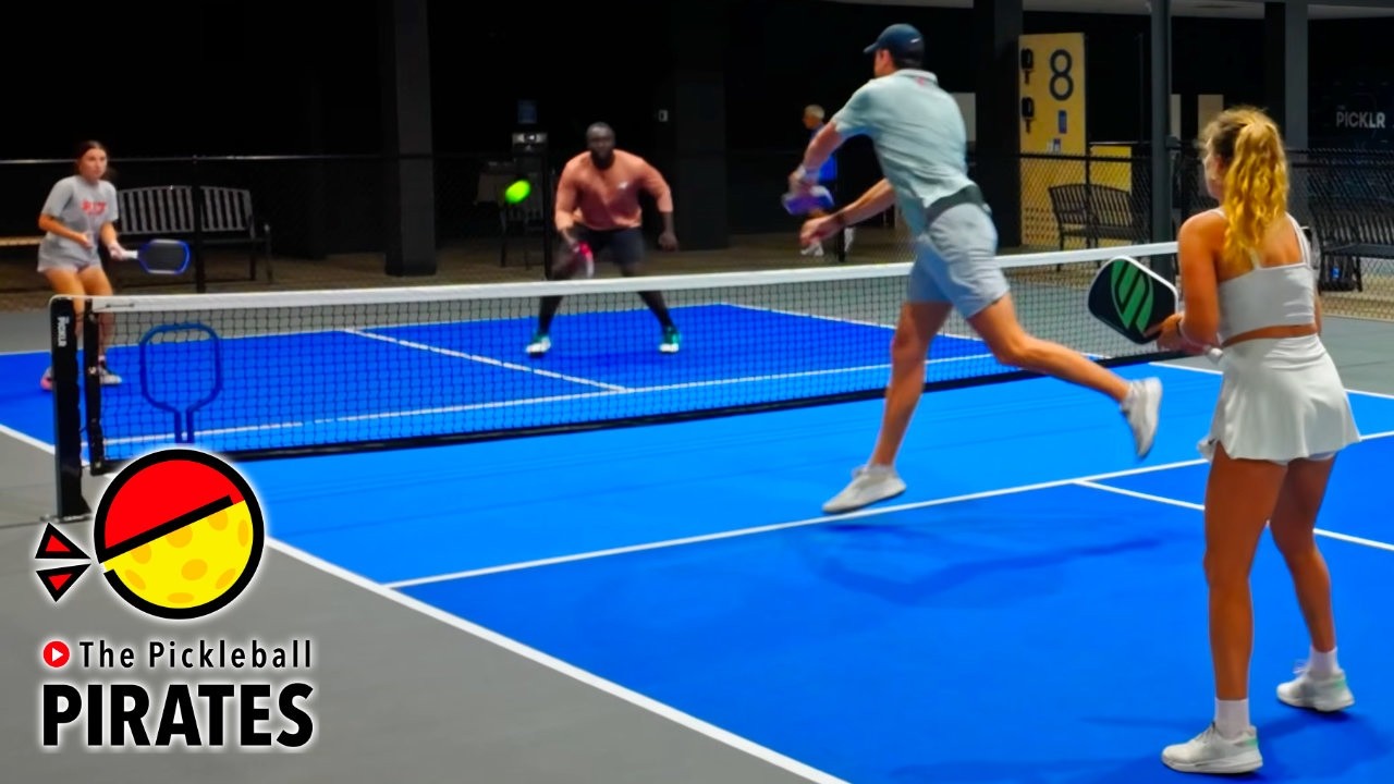 Punishing Bangers in 5.0 vs 4.5 Mixed Doubles Pickleball in Orlando, FL
