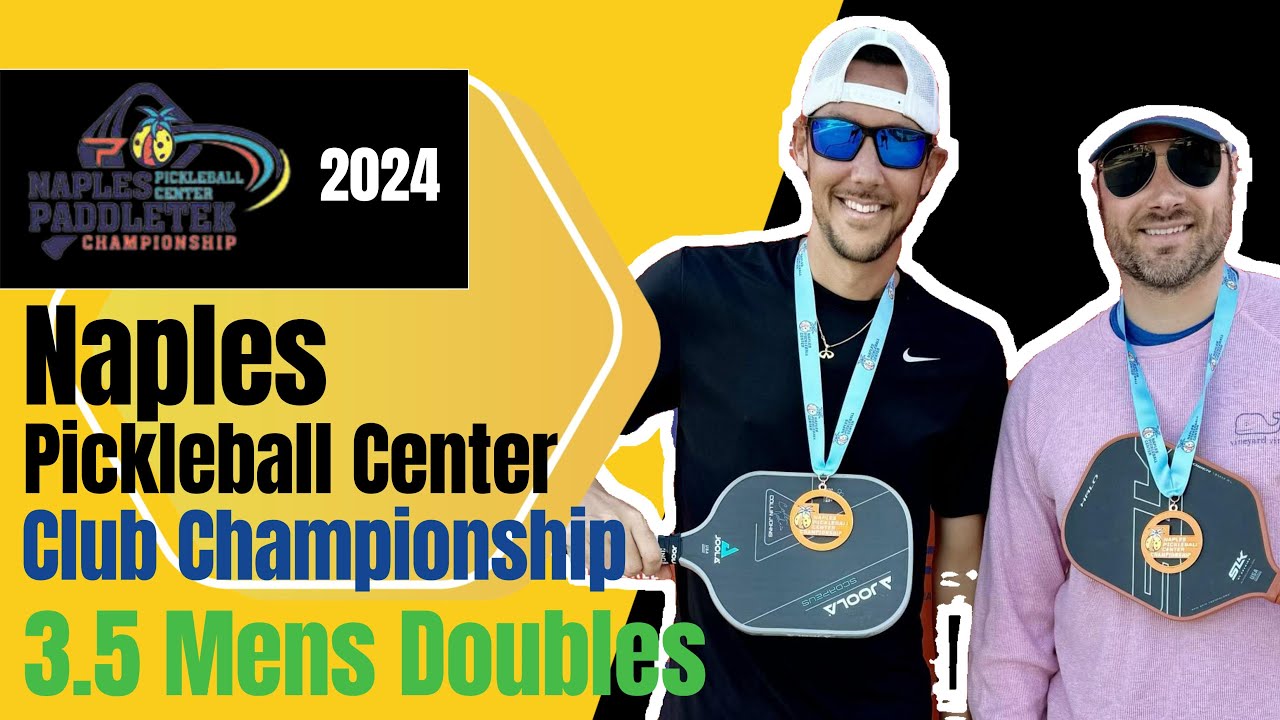 Naples Pickleball Center Club Championship Match 3.5 men’s doubles * 1st Match HD 2024