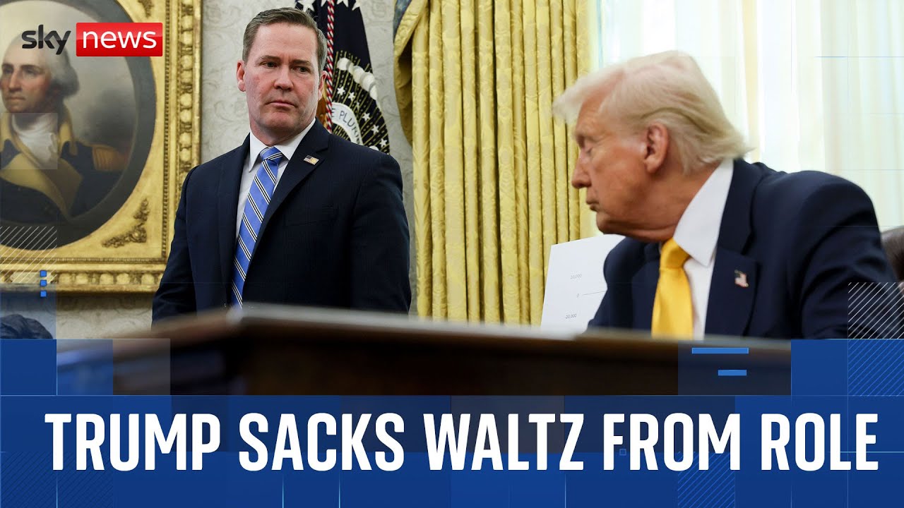 Trump changes inner circle by removing national security adviser Mike Waltz