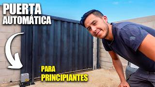 Cómo INSTALAR un Motor en Puerta de Garaje FÁCIL Y RÁPIDO / Paso a Paso
