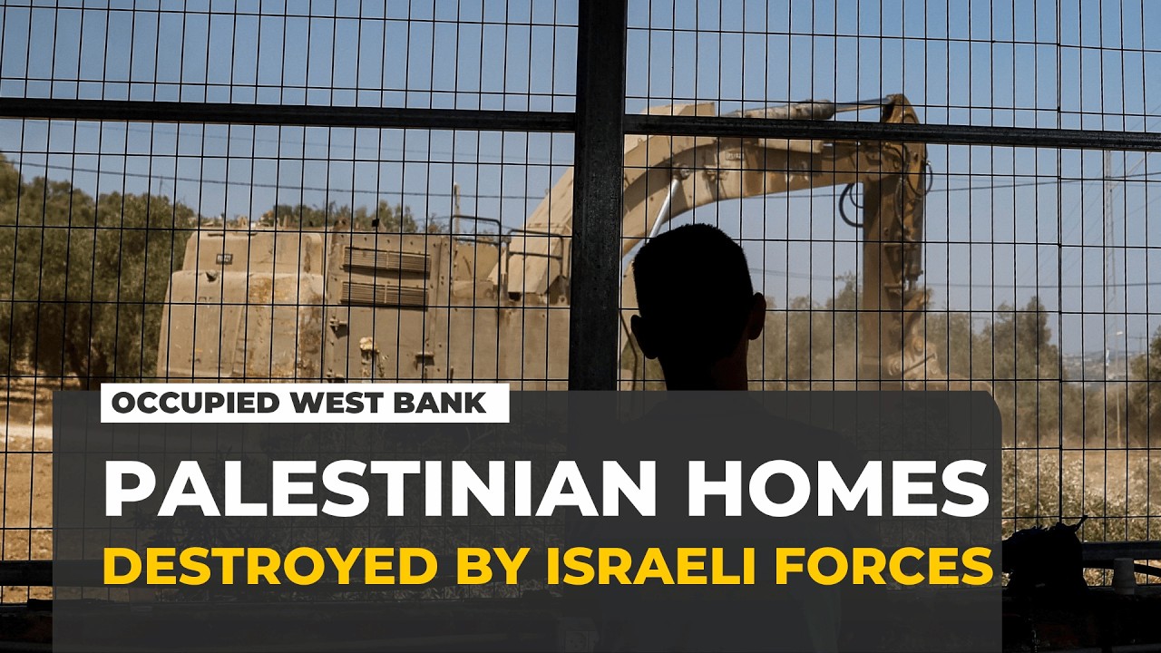 Israeli bulldozers raze occupied West Bank village as residents vow to rebuild