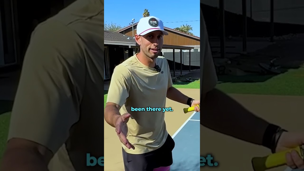Serving the ball to your opponent's weakness gives you better options on the next shot. #pickleball