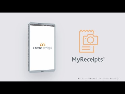 Alterna Savings MyReceipts™| Receipt Management Tool for Expenses, Taxes and More on the Mobile App Alterna Savings MyReceipts™| Receipt Management Tool for Expenses, Taxes and More on the Mobile App