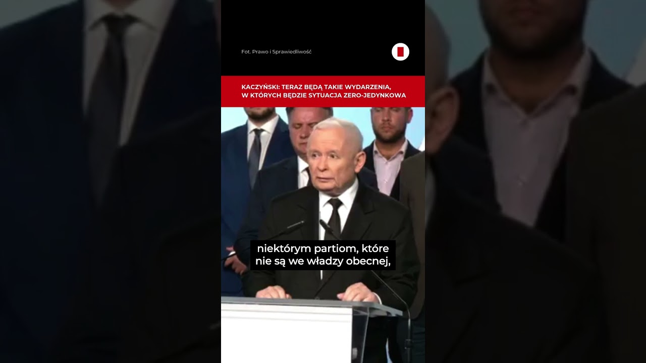 Tajemnicze słowa Kaczyńskiego