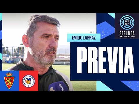 LA PREVIA / Deportivo Aragón - UD Mutilvera / EMILIO LARRAZ (Entrenador Deportivo Aragón) Jor. 13 - 2ª RFEF / Fuente: YouTube Real Zaragoza