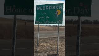 Nebraska state sign