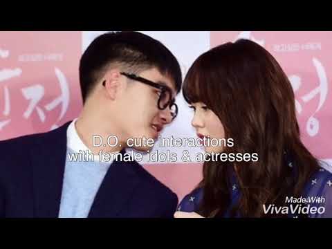 EXO X GIRLS: Kyungsoo cute interactions with female idols & actresses