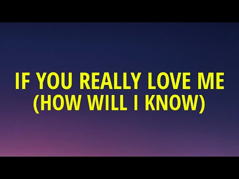 David Guetta, MistaJam & John Newman - If You Really Love Me (How Will I Know) [Lyrics]