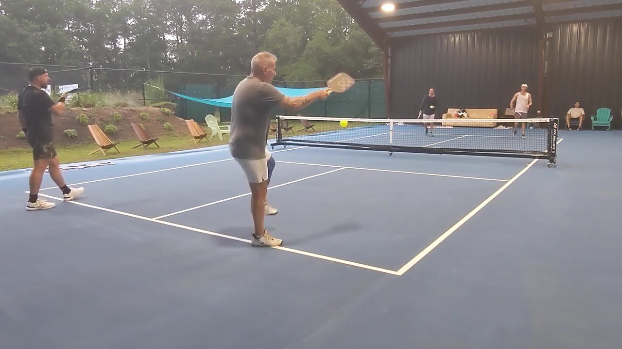 RET. TENNIS PRO MASTERS THE HARD DRIVE! 4.0 Pickleball Rec Game at Litchfield, SC