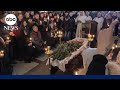 Alexei Navalny mourned by thousands at funeral
