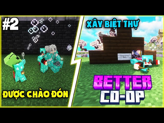 Cú Shock Khi Trở Lại Server, Xây Ngôi Nhà Đầu Tiên ! | KiraMC Minecraft Better Co-op Tập 2