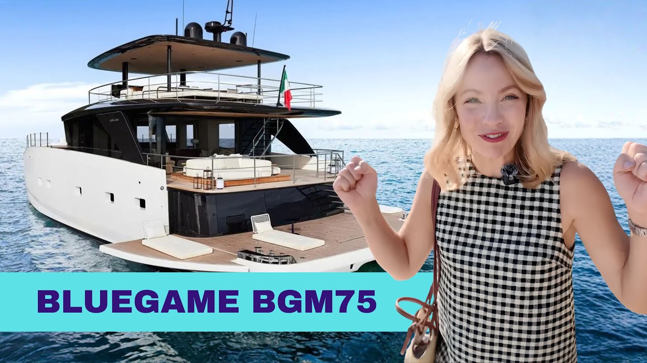 Bluegame BGM75 – Jeanne entdeckt das sportlichste Luxus-Schiff der Monaco Yacht Show 2025